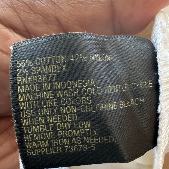 Worthington White Capris with Pockets Summer Ready Woman’s Size 16 - Picture 8 of 13